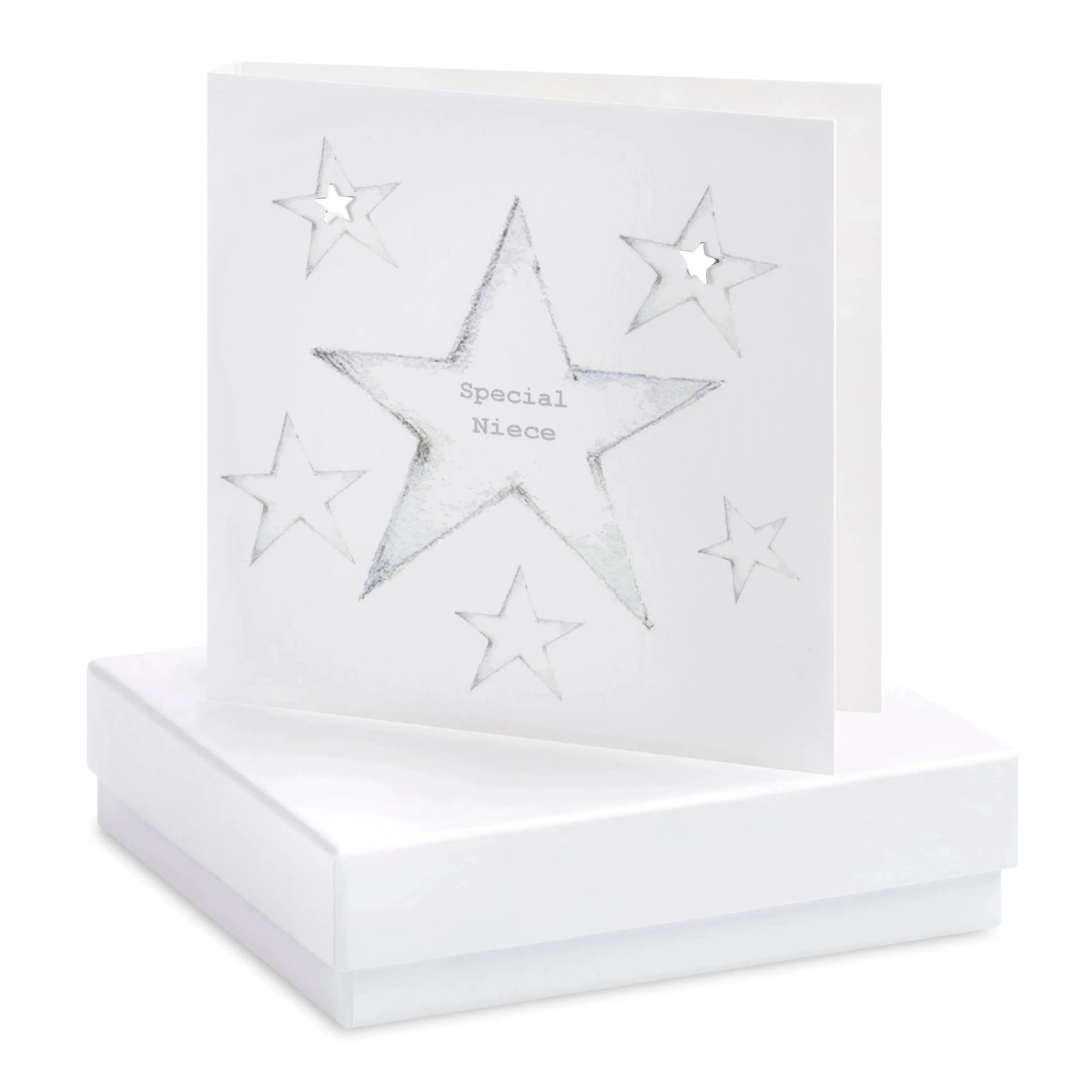 Fabulous Gifts Crumble & Core Box Star Niece Earring Card by Weirs of Baggot Street