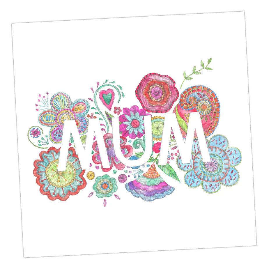 Fabulous Gifts Crumble & Core Embroidered Mum Card      by Weirs of Baggot Street