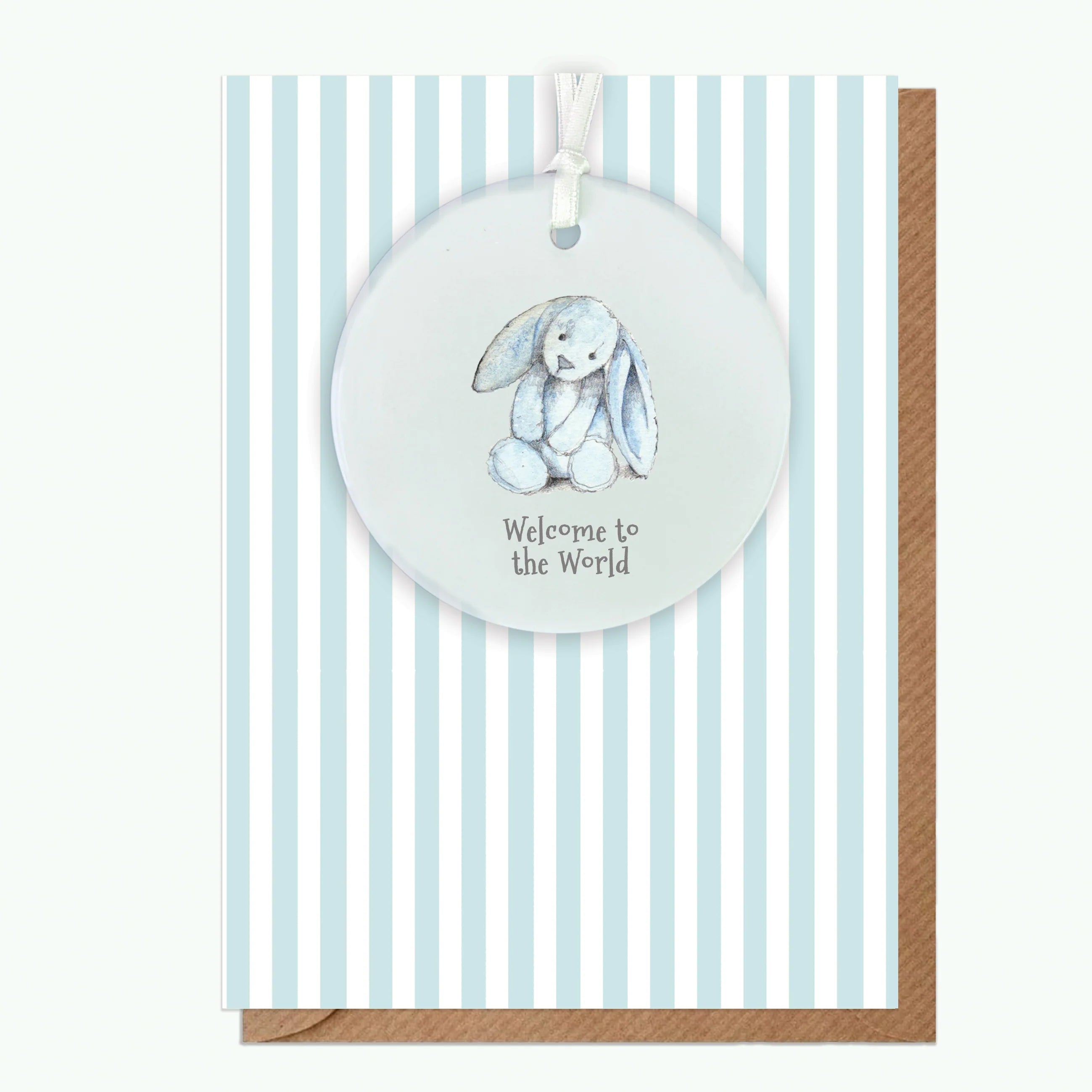 Fabulous Gifts Crumble & Core Keepsake Baby Boy Bunny Card by Weirs of Baggot Street