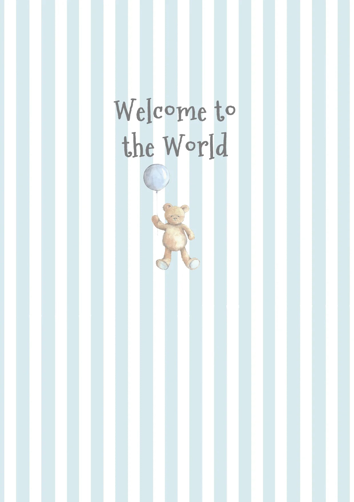 Fabulous Gifts Crumble & Core Keepsake Baby Boy Teddy Card by Weirs of Baggot Street
