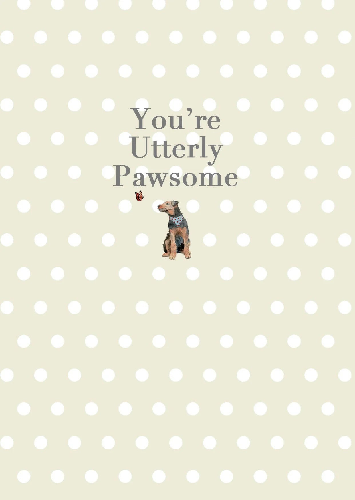 Fabulous Gifts Crumble & Core Keepsake Dog You'Re Pawsome Card by Weirs of Baggot Street