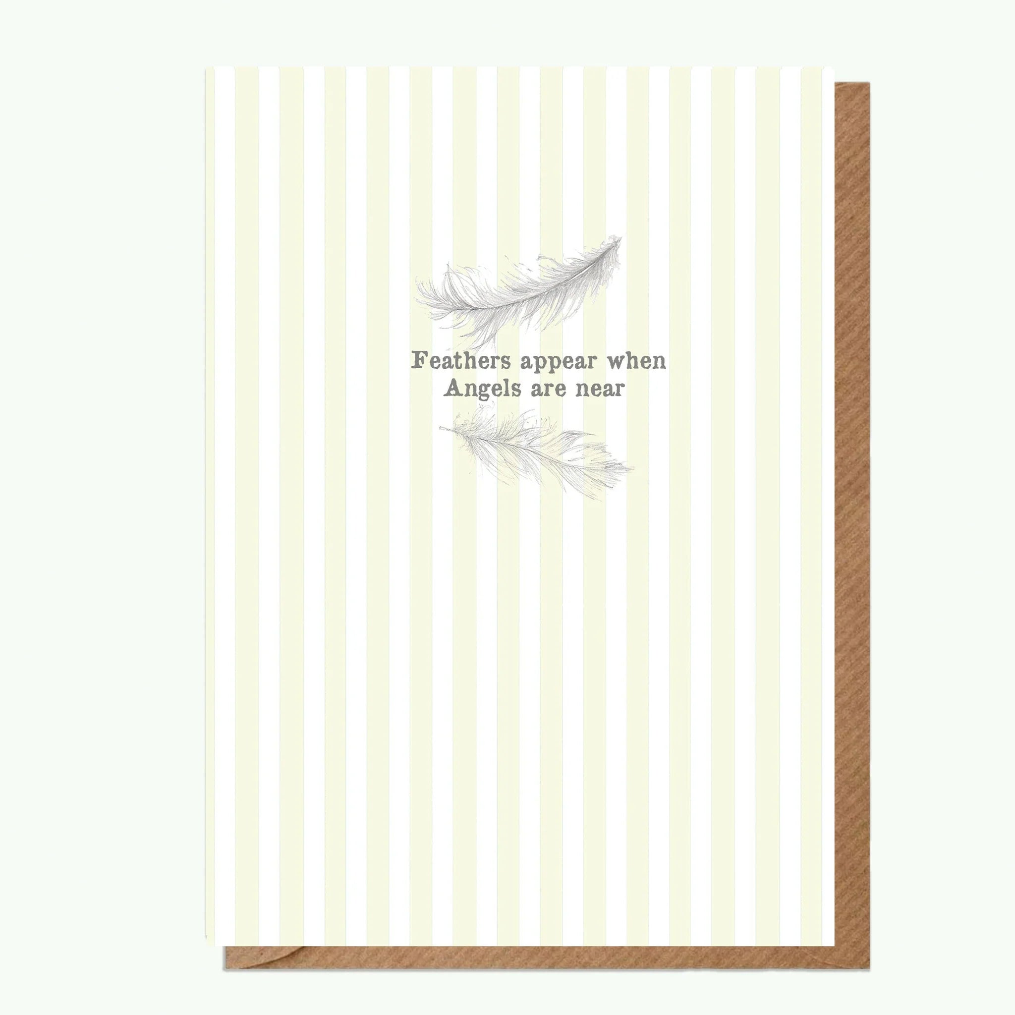 Fabulous Gifts Crumble & Core Keepsake Feathers Appear Card by Weirs of Baggot Street