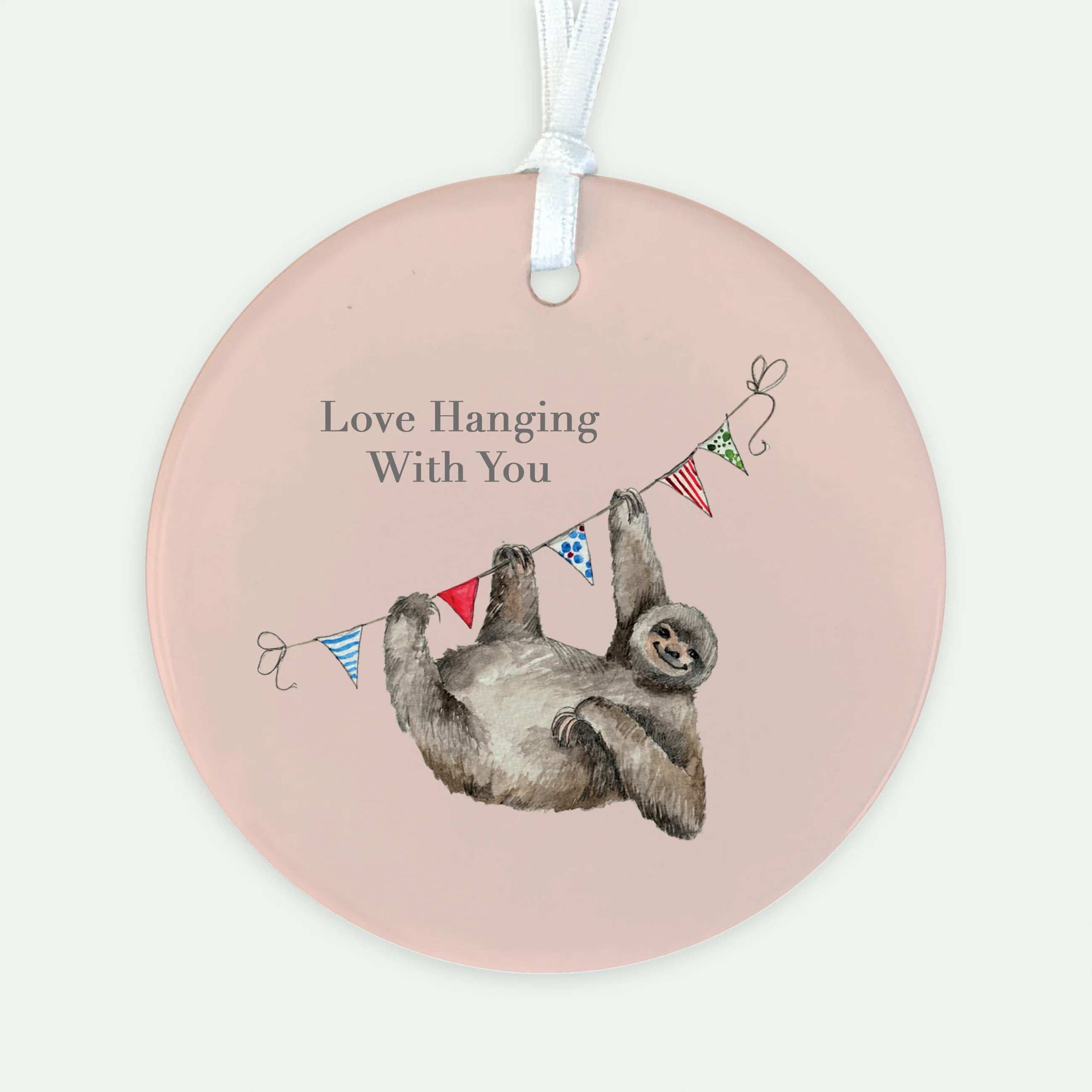 Fabulous Gifts Crumble & Core Keepsake Sloth Love Hanging Card by Weirs of Baggot Street