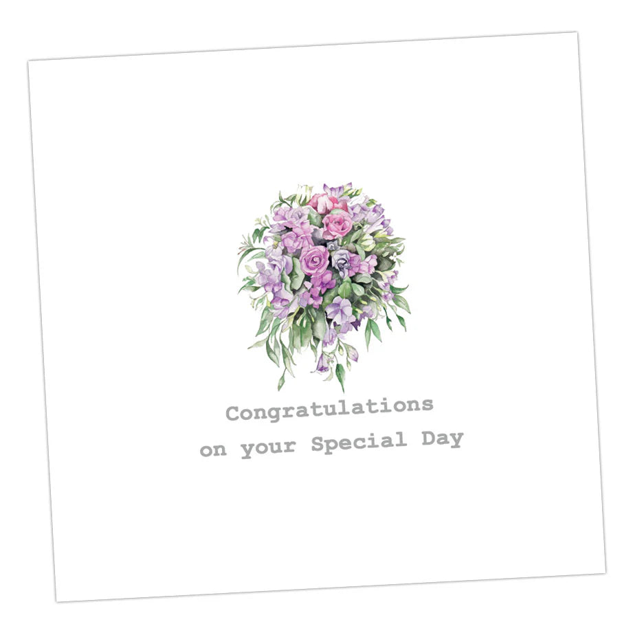 Fabulous Gifts Crumble & Core Wedding Bouquet Card  by Weirs of Baggot Street