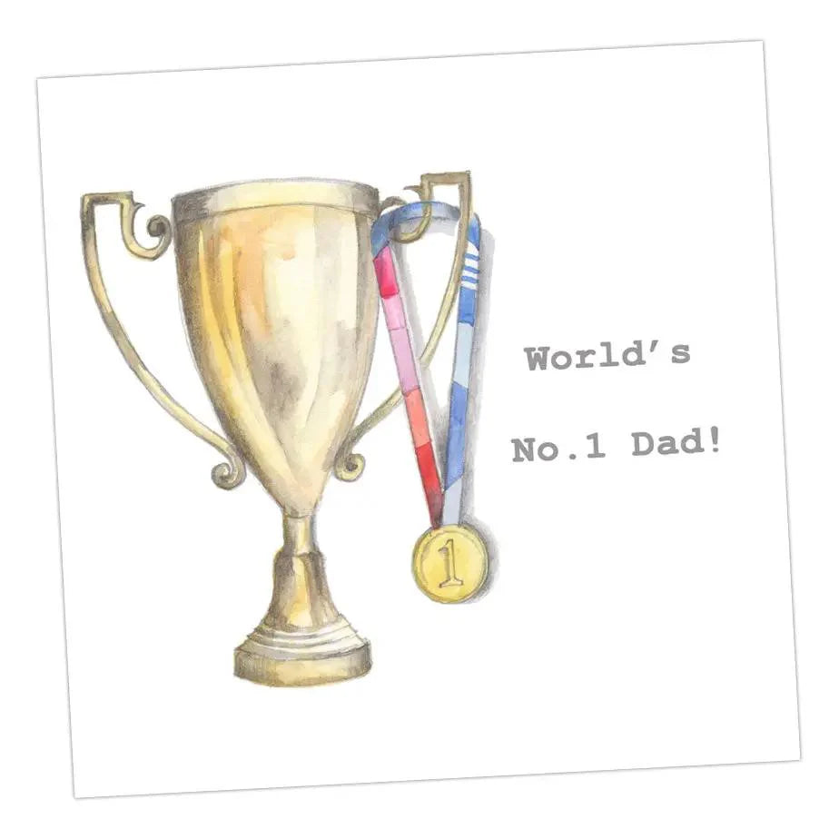 Fabulous Gifts Crumble & Core World No.1 Dad Card  by Weirs of Baggot Street
