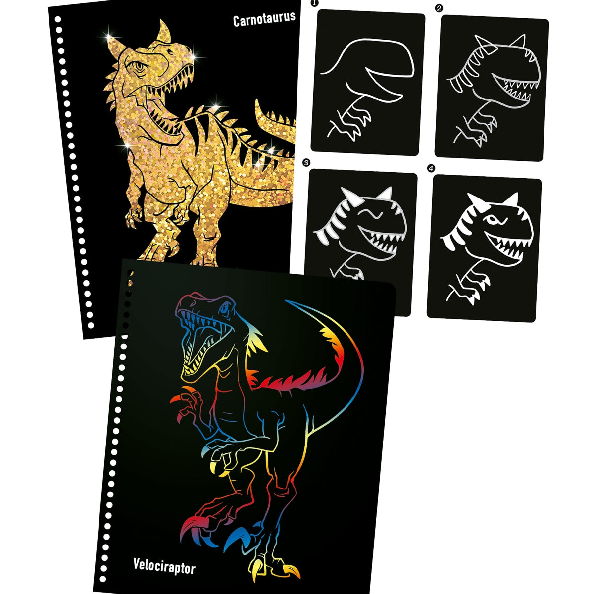 Fabulous Gifts Dino World Magic-Scratch Book by Weirs of Baggot Street