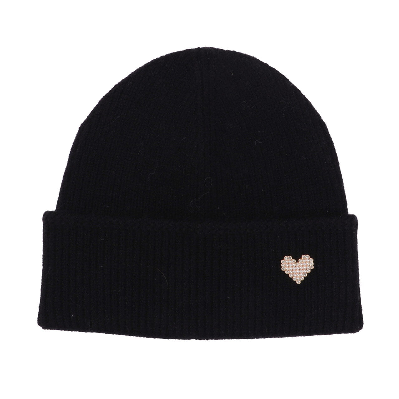 Fabulous Gifts Fashion Black Hearts Beanie by Weirs of Baggot Street