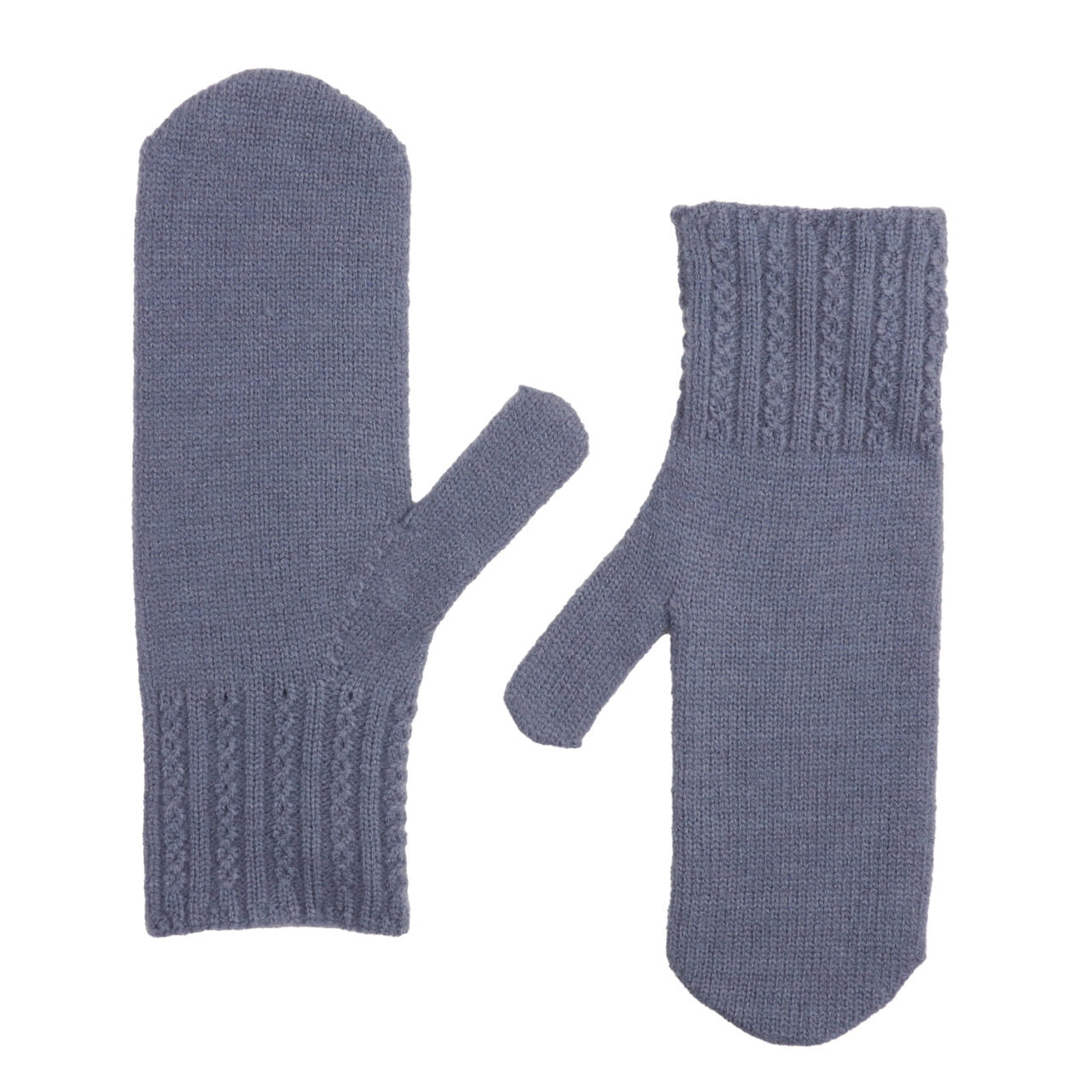 Fabulous Gifts Fashion Blue Cable Mittens by Weirs of Baggot Street