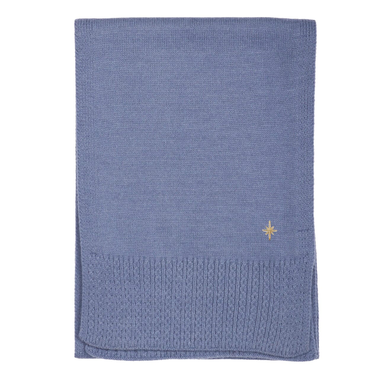 Fabulous Gifts Fashion Blue Cable Scarf by Weirs of Baggot Street