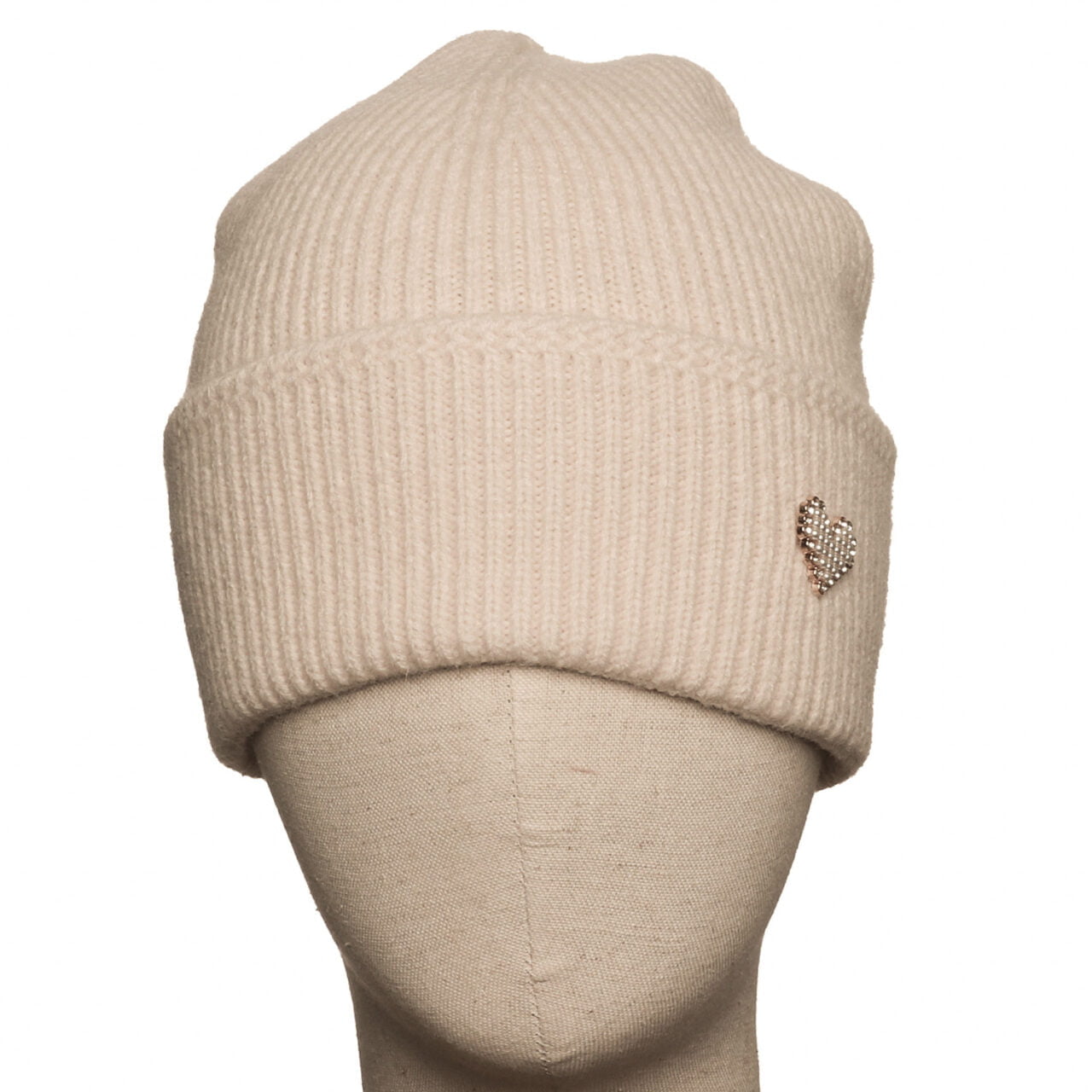 Fabulous Gifts Fashion Cream Hearts Beanie by Weirs of Baggot Street