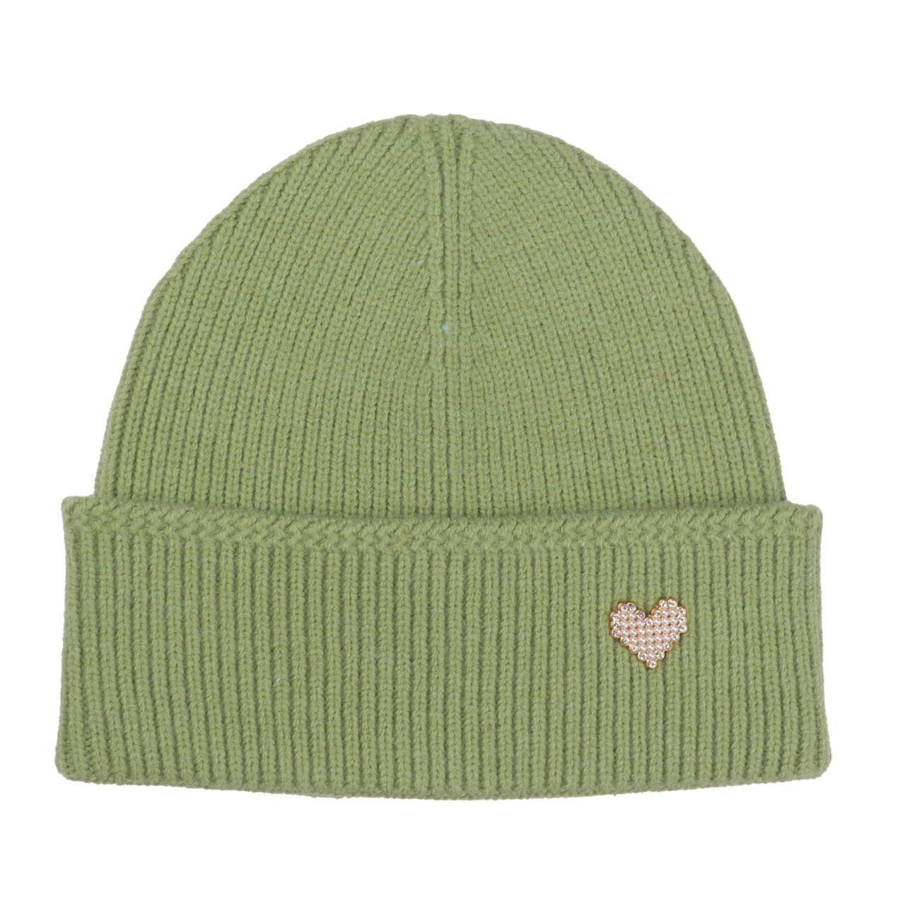 Fabulous Gifts Fashion Green Hearts Beanie by Weirs of Baggot Street