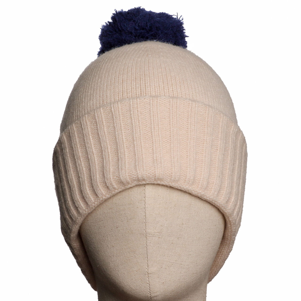 Fabulous Gifts Fashion Navy Knitted Pom Pom Hat by Weirs of Baggot Street