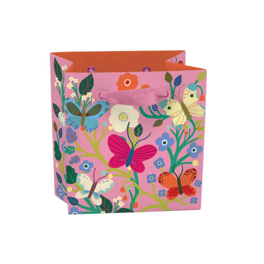 Fabulous Gifts Finishing Touches Gift Wrap & Accessories _ Roger La Borde Butterfly Garden Mini Gift Bag by Weirs of Baggot Street