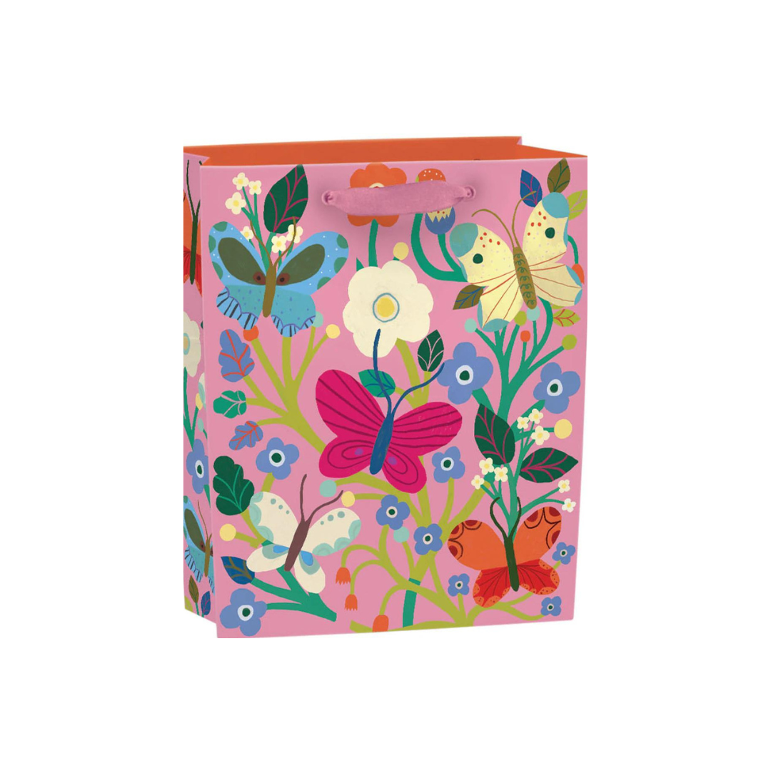 Fabulous Gifts Finishing Touches Gift Wrap & Accessories _ Roger La Borde Butterfly Garden Small Gift Bag by Weirs of Baggot Street