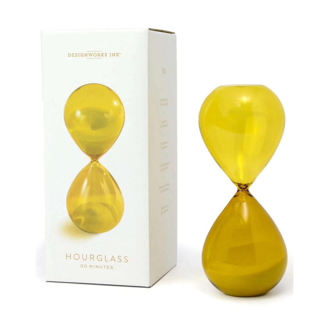 Fabulous Gifts Gentlemens Hardware Hourglass Chartreuse Ombre 30 Min by Weirs of Baggot Street