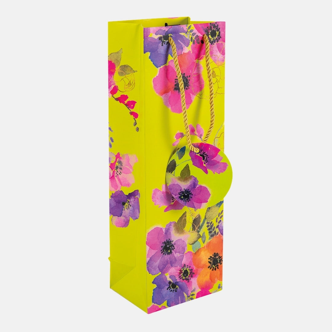 Fabulous Gifts Gift Bag Bottle - Anemones by Weirs of Baggot Street