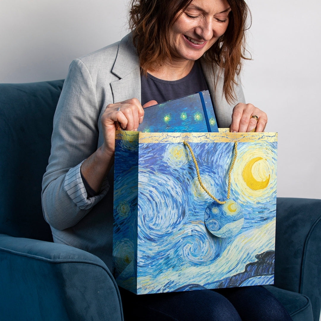 Fabulous Gifts Gift Bag Large - Van Gogh - Starry Night by Weirs of Baggot Street