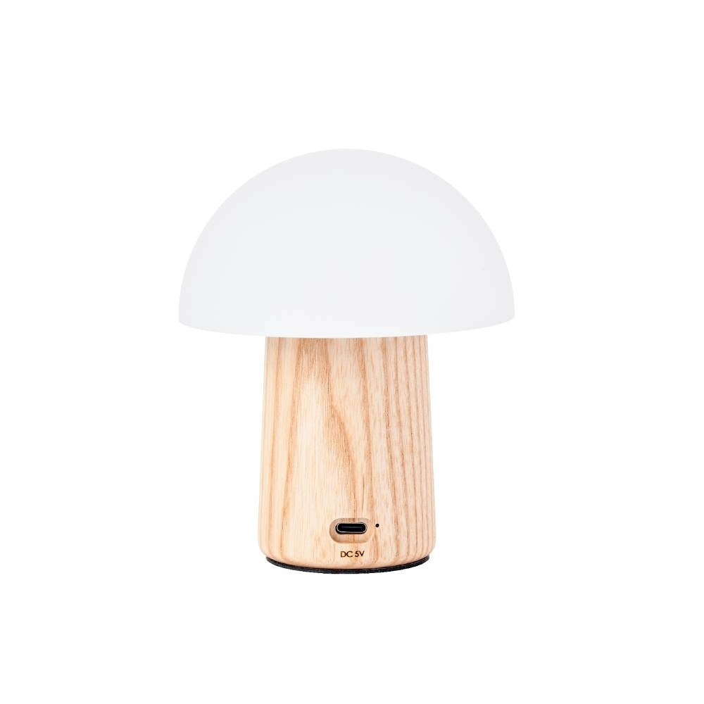 Fabulous Gifts Gingko Design Super Mini Alice Mushroom Lamp White Ash by Weirs of Baggot Street