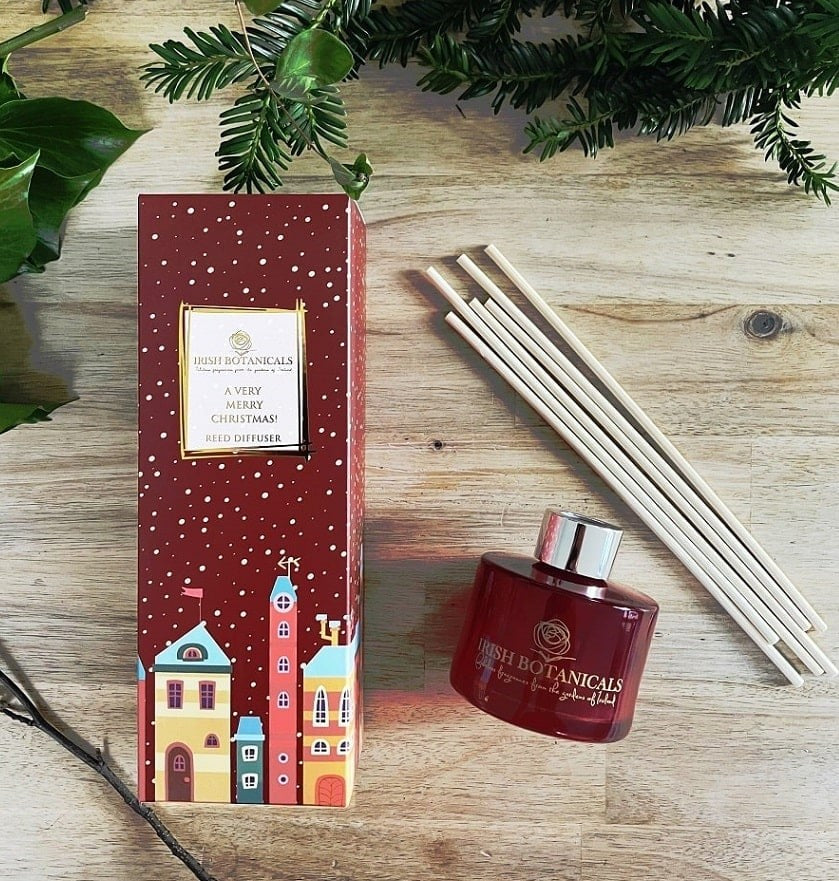 Fabulous Gifts Irish Botanicals A Very Merry Christmas Diffuser by Weirs of Baggot Street