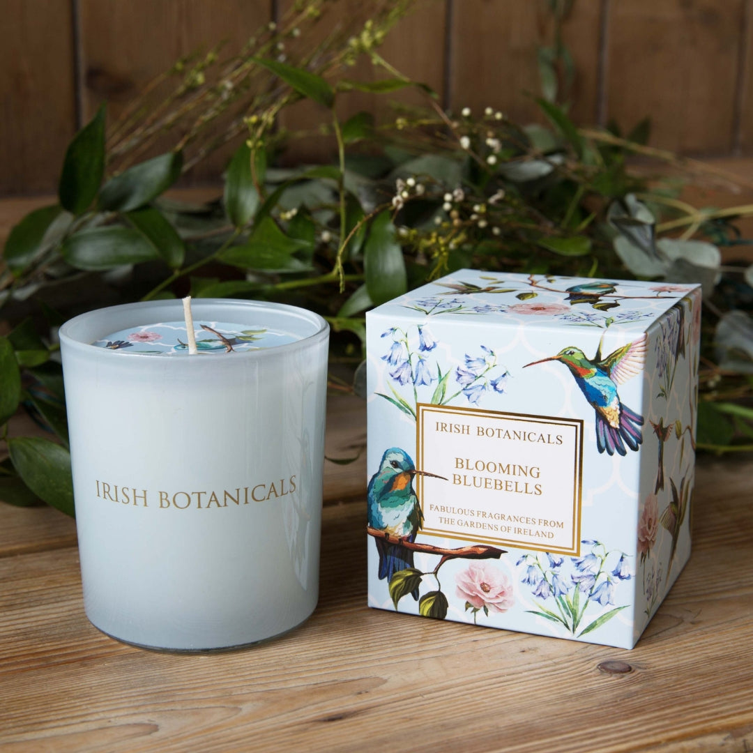 Fabulous Gifts Irish Botanicals Blooming Bluebells Candle by Weirs of Baggot Street
