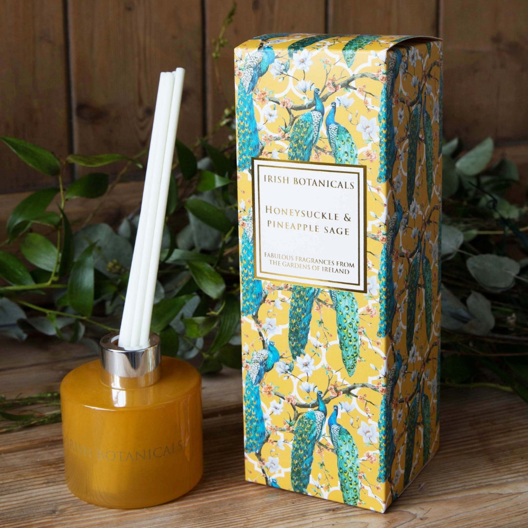 Fabulous Gifts Irish Botanicals Honeysuckle & Pineapple Sage Diffuser by Weirs of Baggot Street