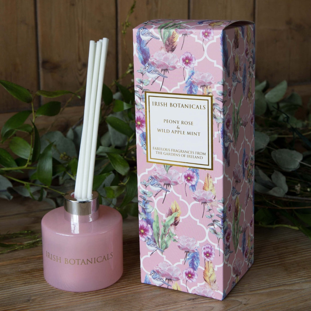 Fabulous Gifts Irish Botanicals Peony Rose & Wild Apple Mint Diffuser by Weirs of Baggot Street