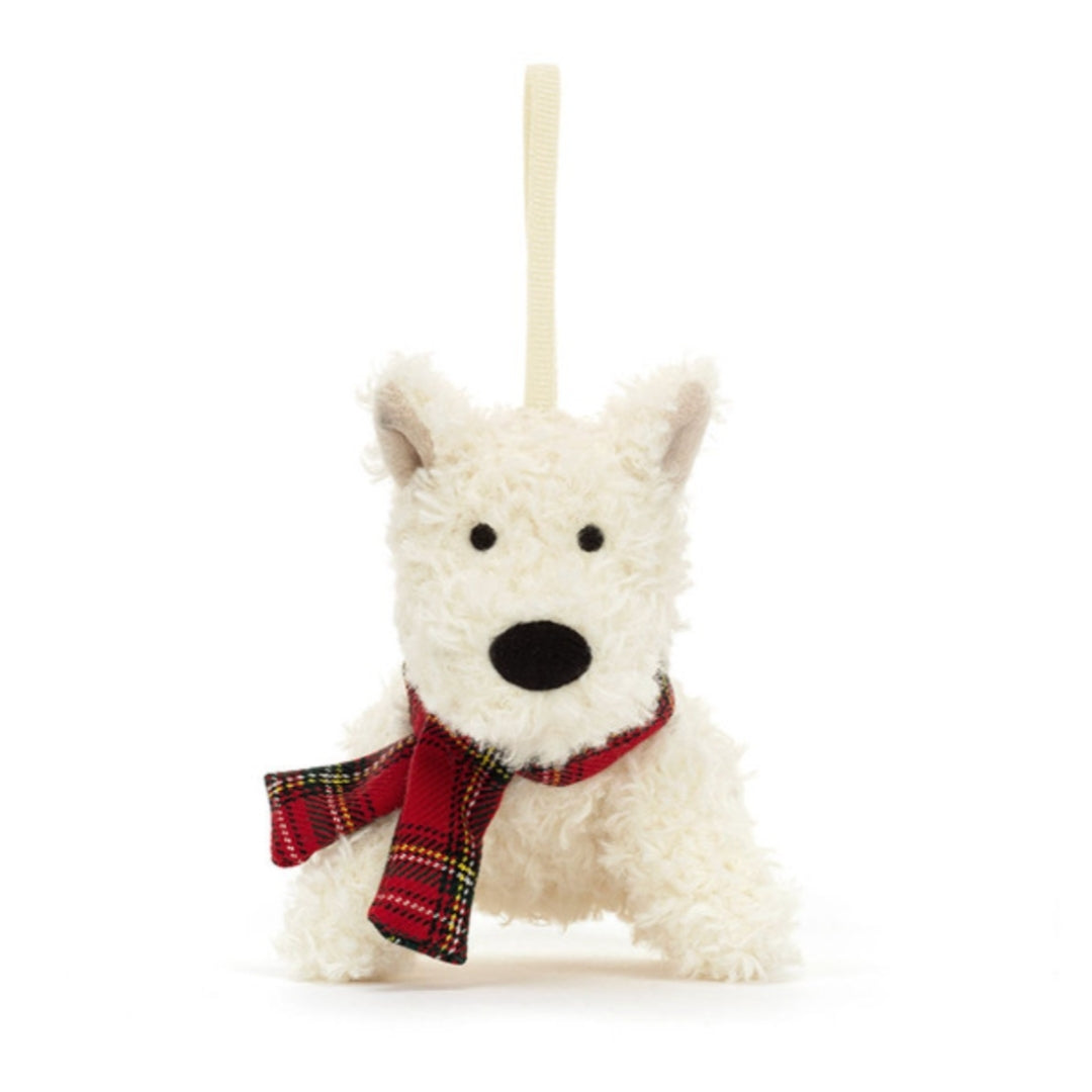 Fabulous Gifts Jellycat Munro Scottie Dog Decoration  by Weirs of Baggot Street