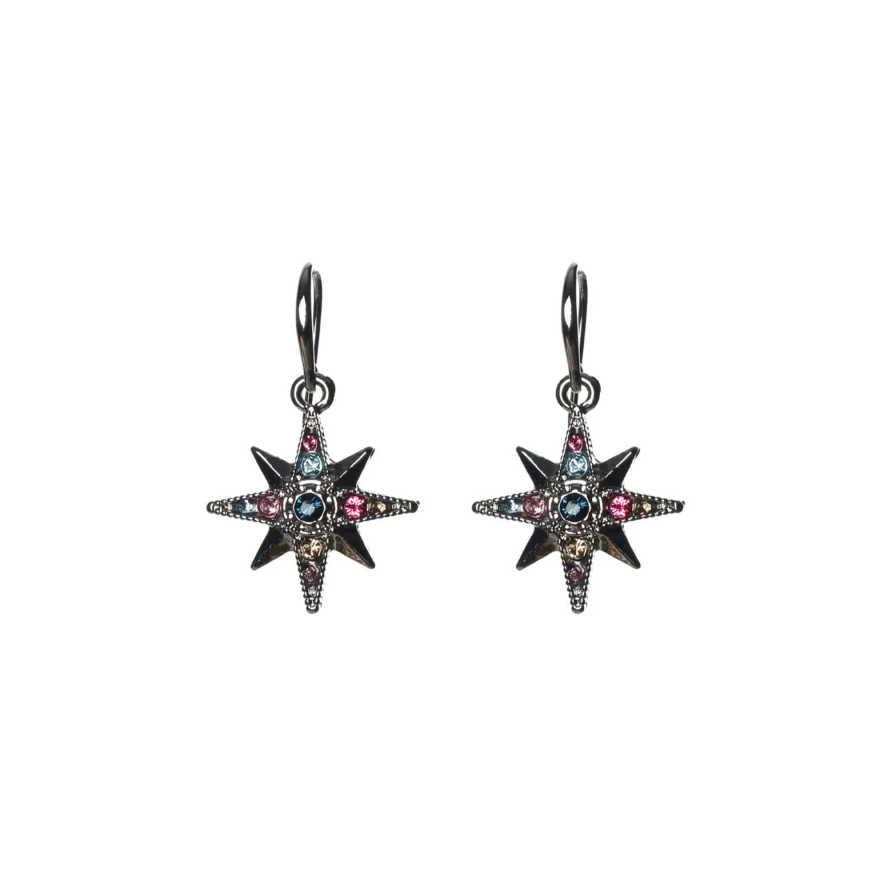 Fabulous Gifts Jewellery Earrings Star Navy Silver by Weirs of Baggot Street