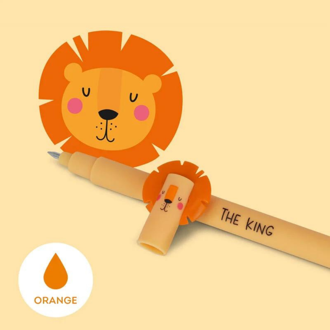 Fabulous Gifts Legami Stationery Legami Erasable Gel Pen Lion by Weirs of Baggot Street