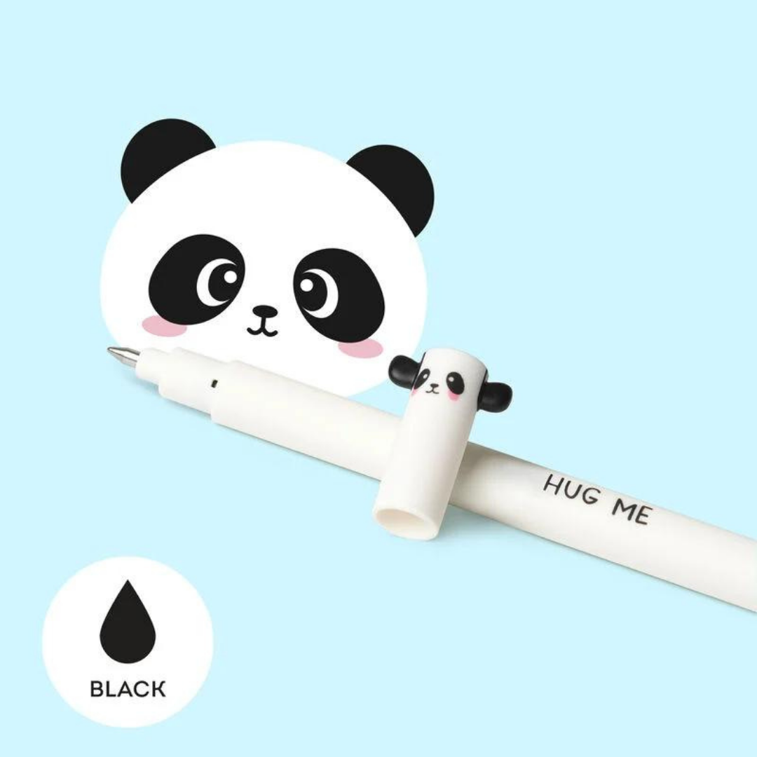 Fabulous Gifts Legami Stationery Legami Erasable Gel Pen Panda Black by Weirs of Baggot Street