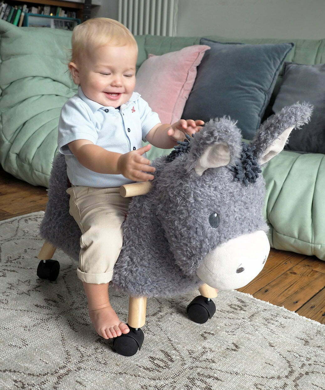 Fabulous Gifts Little Bird Told Me Bojangles Donkey Ride On Toy by Weirs of Baggot Street