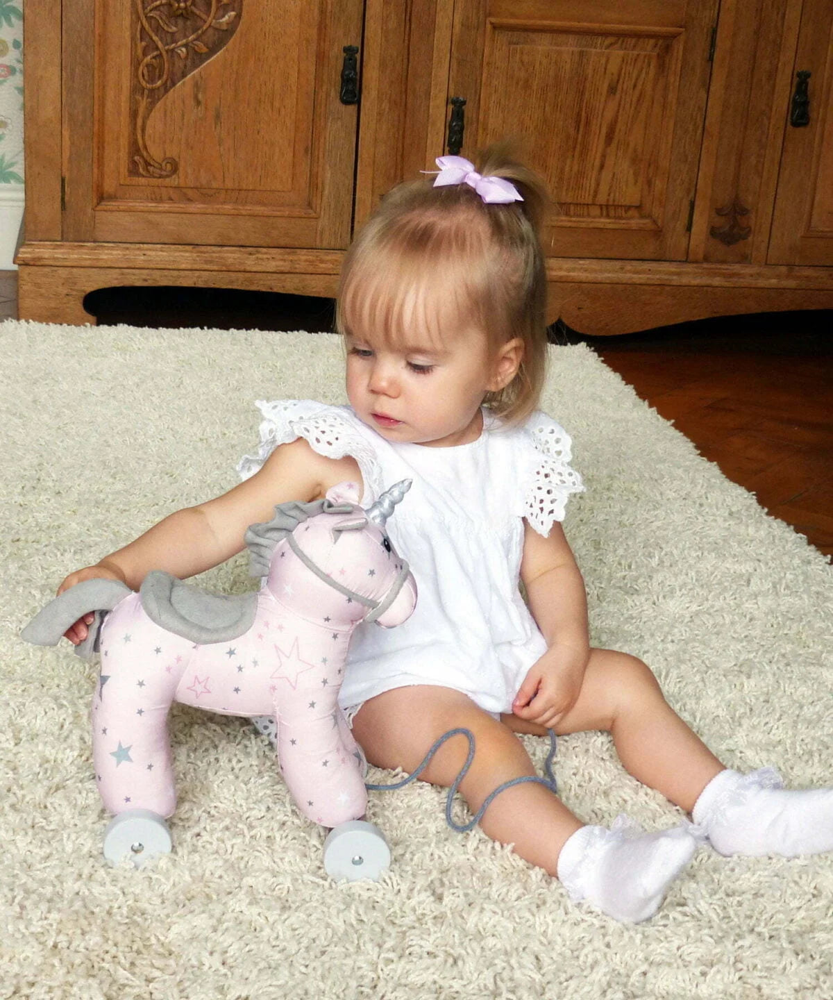 Fabulous Gifts Little Bird Told Me Celeste Unicorn Pull Along Toy by Weirs of Baggot Street