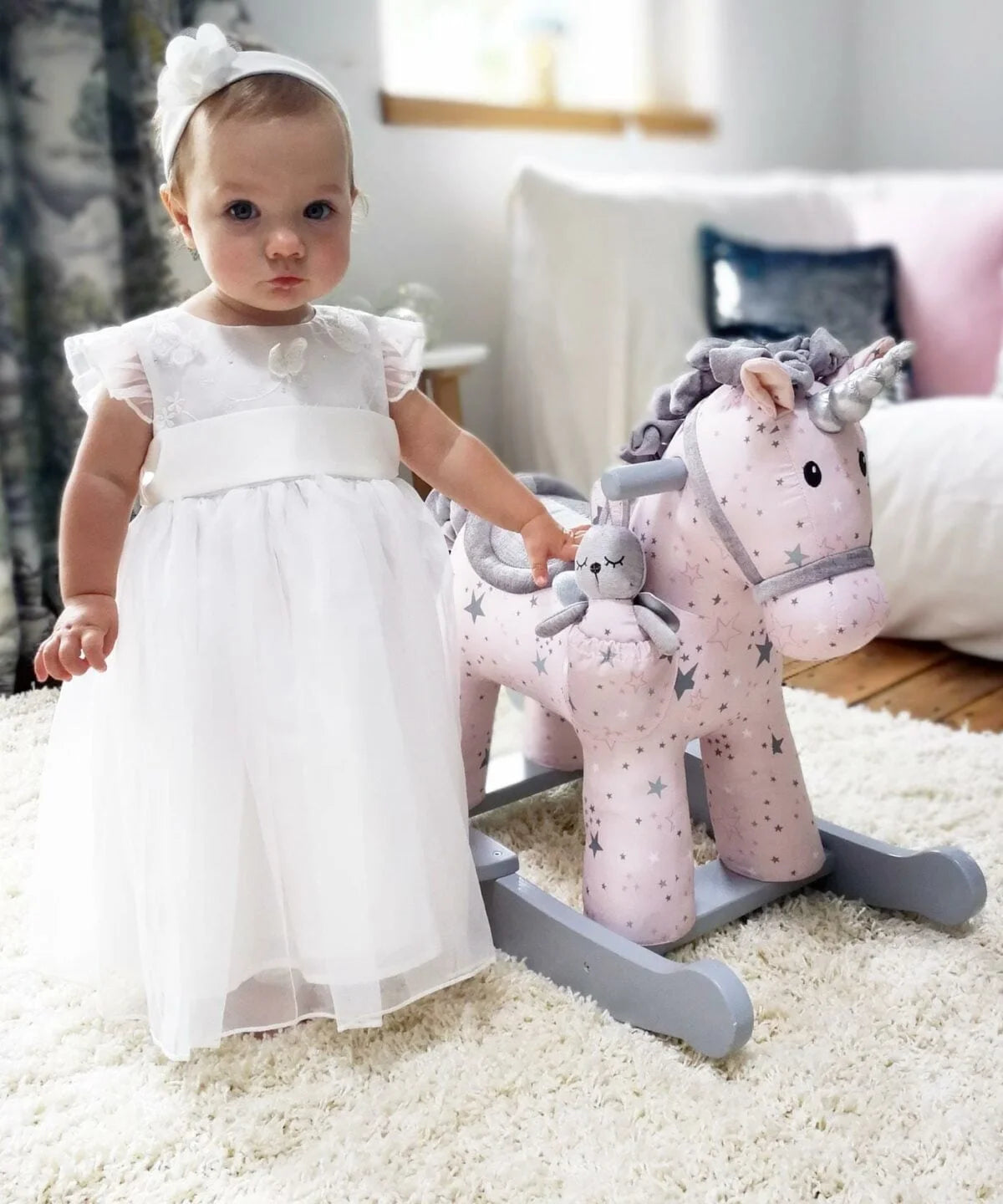 Fabulous Gifts Little Bird Told Me Celeste & Fae Rocking Unicorn Ride On Toy (12m+) by Weirs of Baggot Street