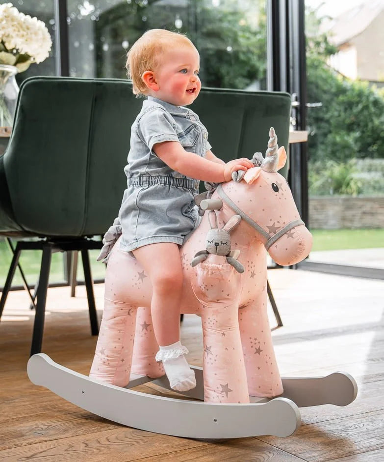 Fabulous Gifts Little Bird Told Me Celeste & Fae Rocking Unicorn Ride On Toy (12m+) by Weirs of Baggot Street