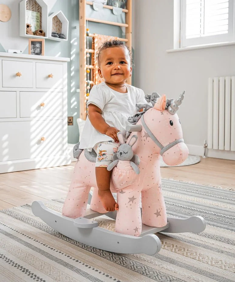 Fabulous Gifts Little Bird Told Me Celeste & Fae Rocking Unicorn Ride On Toy (12m+) by Weirs of Baggot Street