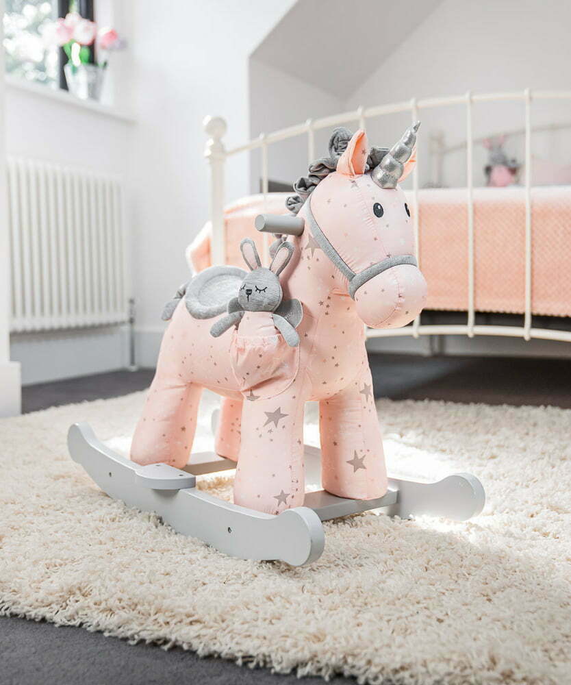 Fabulous Gifts Little Bird Told Me Celeste & Fae Rocking Unicorn Ride On Toy (12m+) by Weirs of Baggot Street