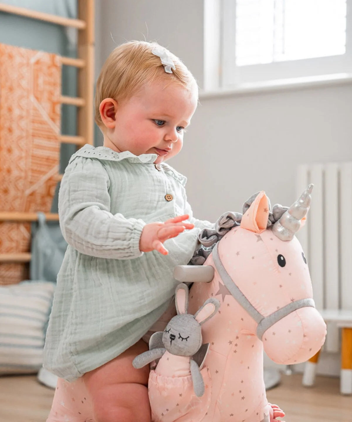 Fabulous Gifts Little Bird Told Me Celeste & Fae Rocking Unicorn Ride On Toy (12m+) by Weirs of Baggot Street