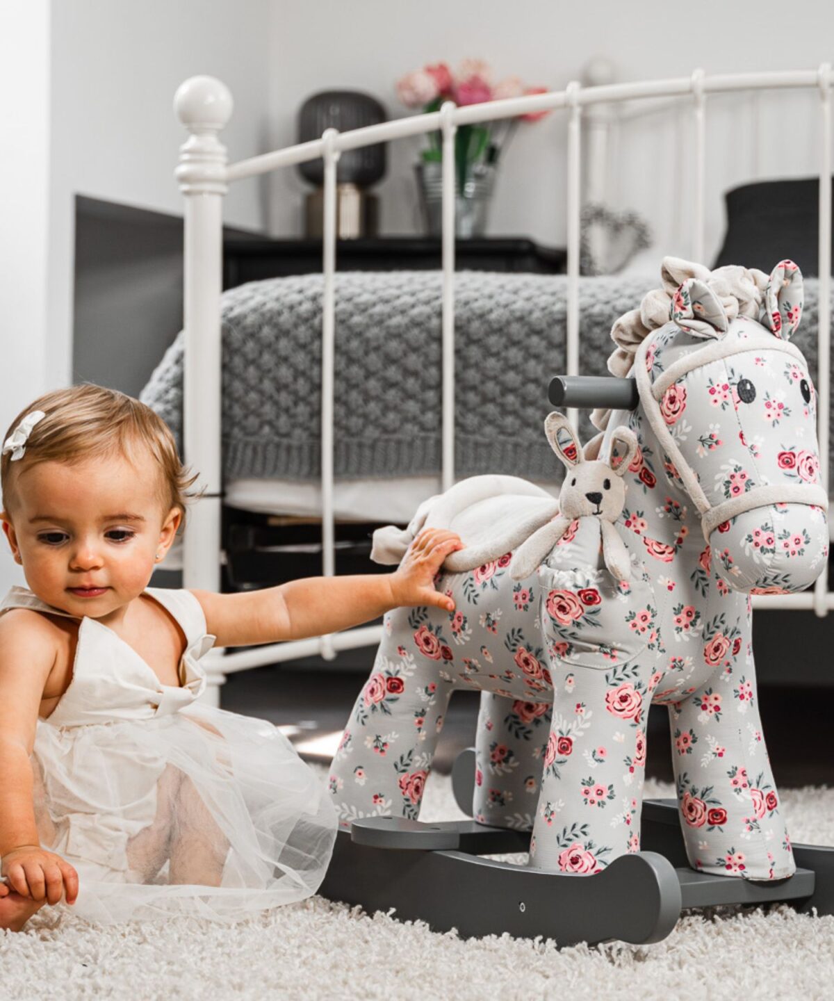 Fabulous Gifts Little Bird Told Me Lily Rose Rocking Horse Ride On Toy (12m+) by Weirs of Baggot Street