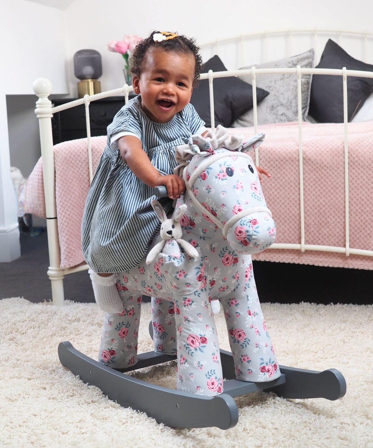 Fabulous Gifts Little Bird Told Me Lily Rose Rocking Horse Ride On Toy (12m+) by Weirs of Baggot Street