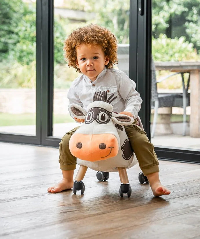 Fabulous Gifts Little Bird Told Me Moobert Cow Ride On Toy by Weirs of Baggot Street