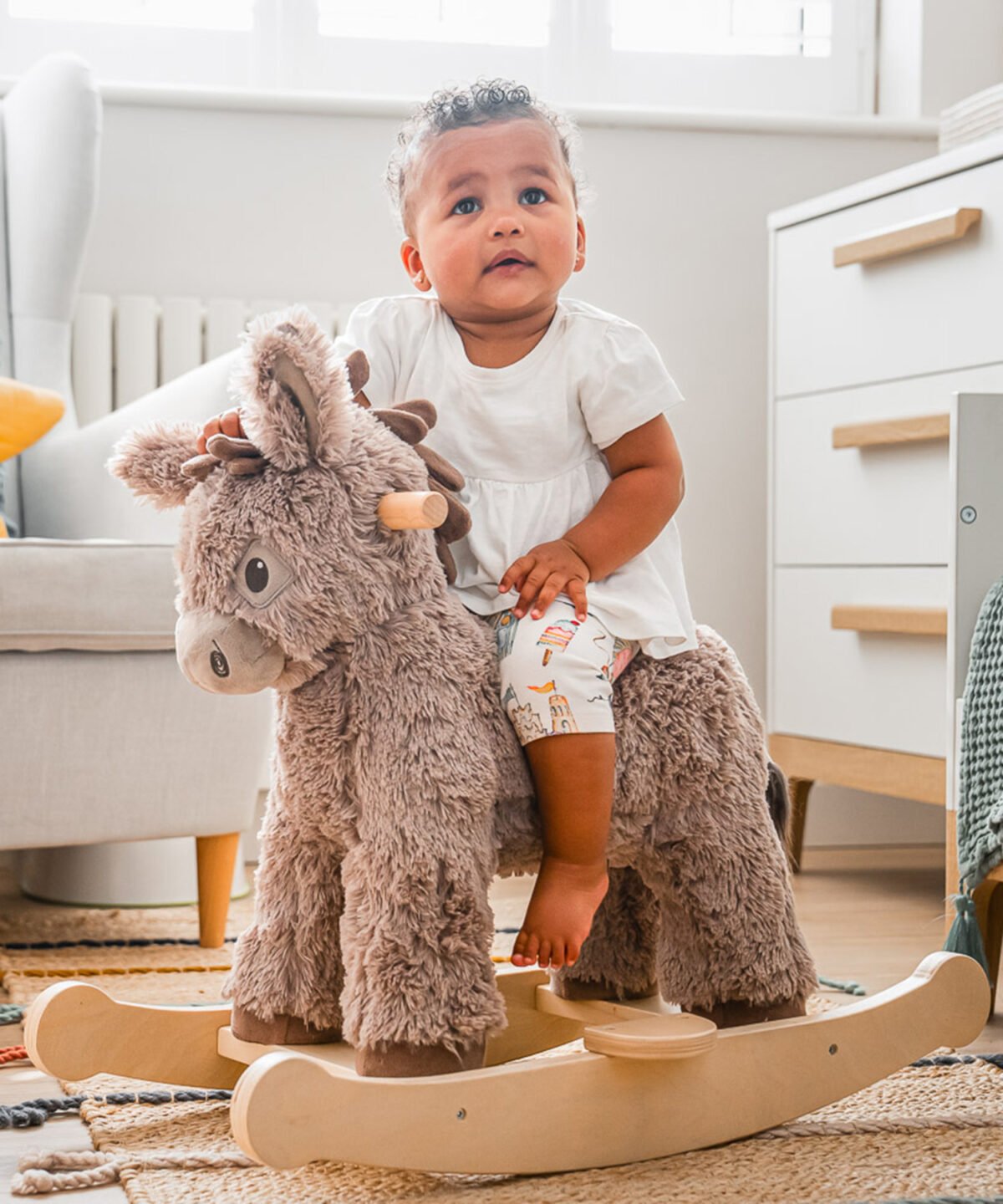 Fabulous Gifts Little Bird Told Me Norbert Rocking Donkey Ride On Toy (12m+) by Weirs of Baggot Street