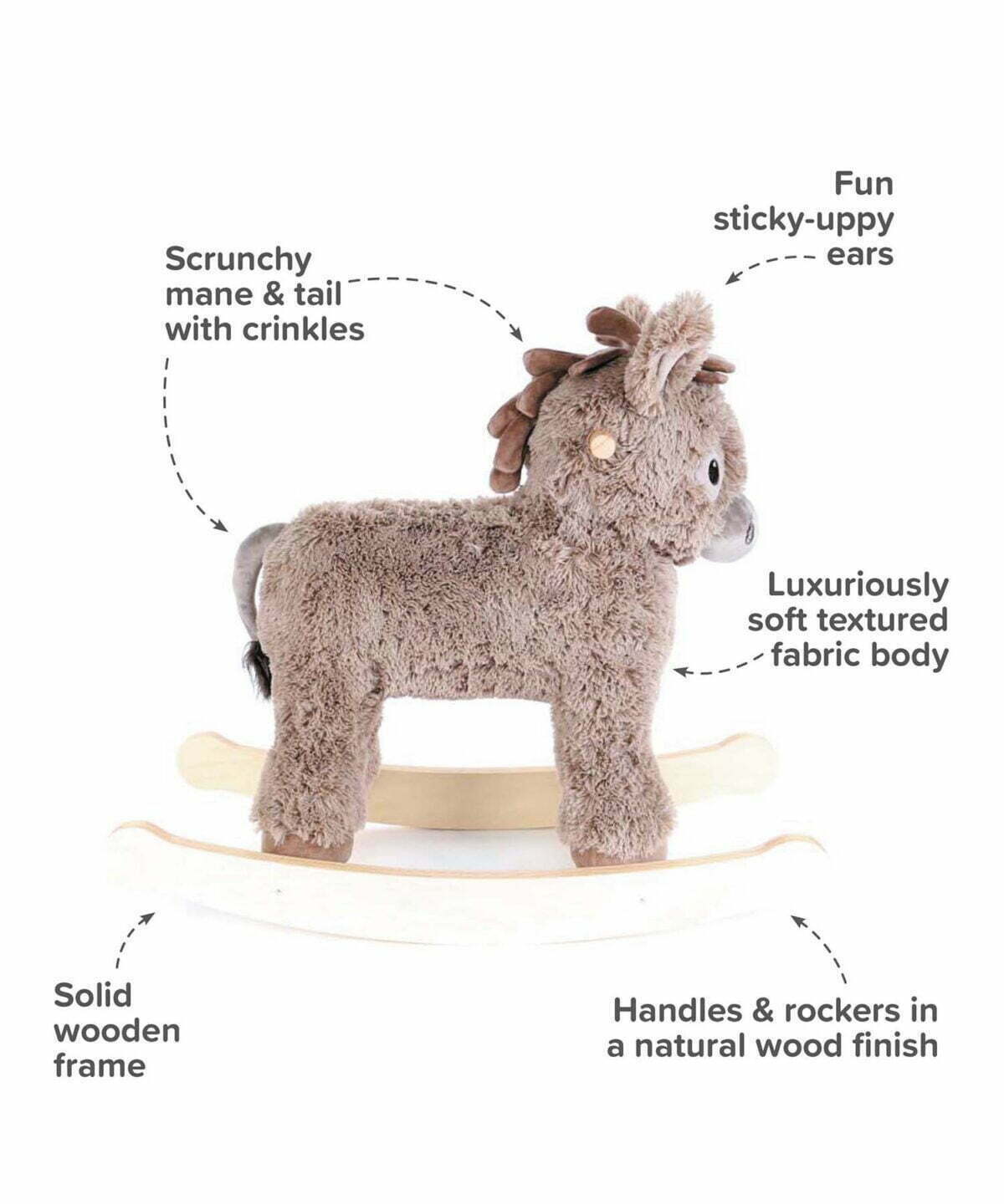 Fabulous Gifts Little Bird Told Me Norbert Rocking Donkey Ride On Toy (12m+) by Weirs of Baggot Street