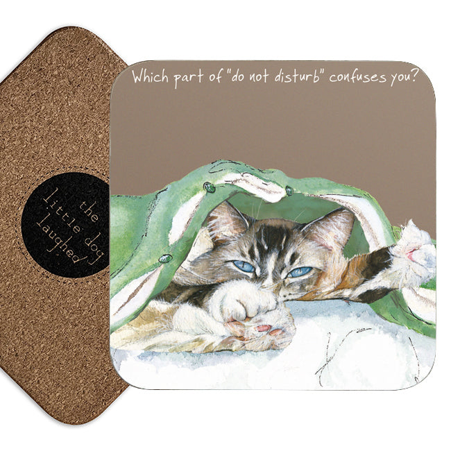 Fabulous Gifts Little Dog laughed Confuse You Coaster by Weirs of Baggot Street
