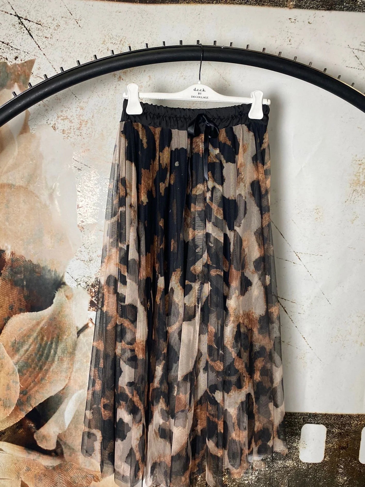 Fabulous Gifts Long Leopard Print Skirt by Weirs of Baggot Street