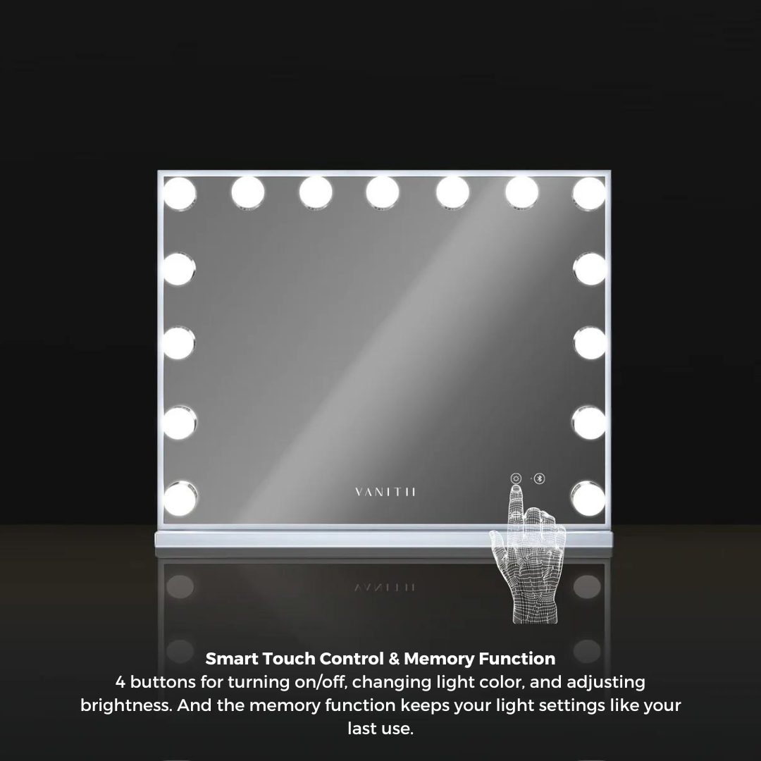 Fabulous Gifts Mary Hollywood Vanity Mirror XXL - 15 Dimmable LED Bulbs by Weirs of Baggot Street