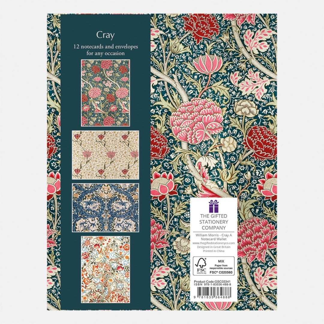 Fabulous Gifts Notecard Wallet - William Morris - Cray A by Weirs of Baggot Street