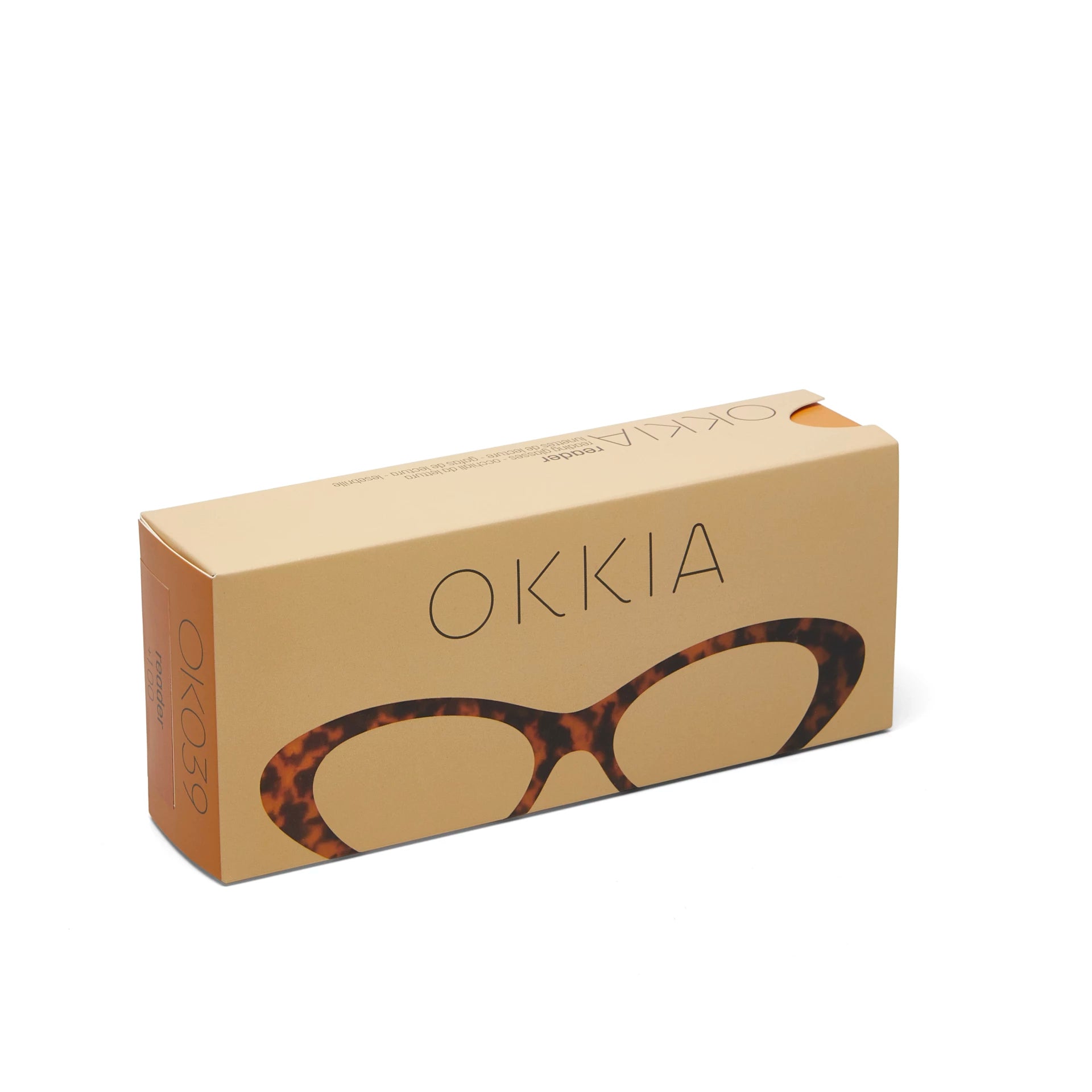 Fabulous Gifts Okkia Reading Glasses Lina Small Cat Eye Classic Havana 1.00 by Weirs of Baggot Street