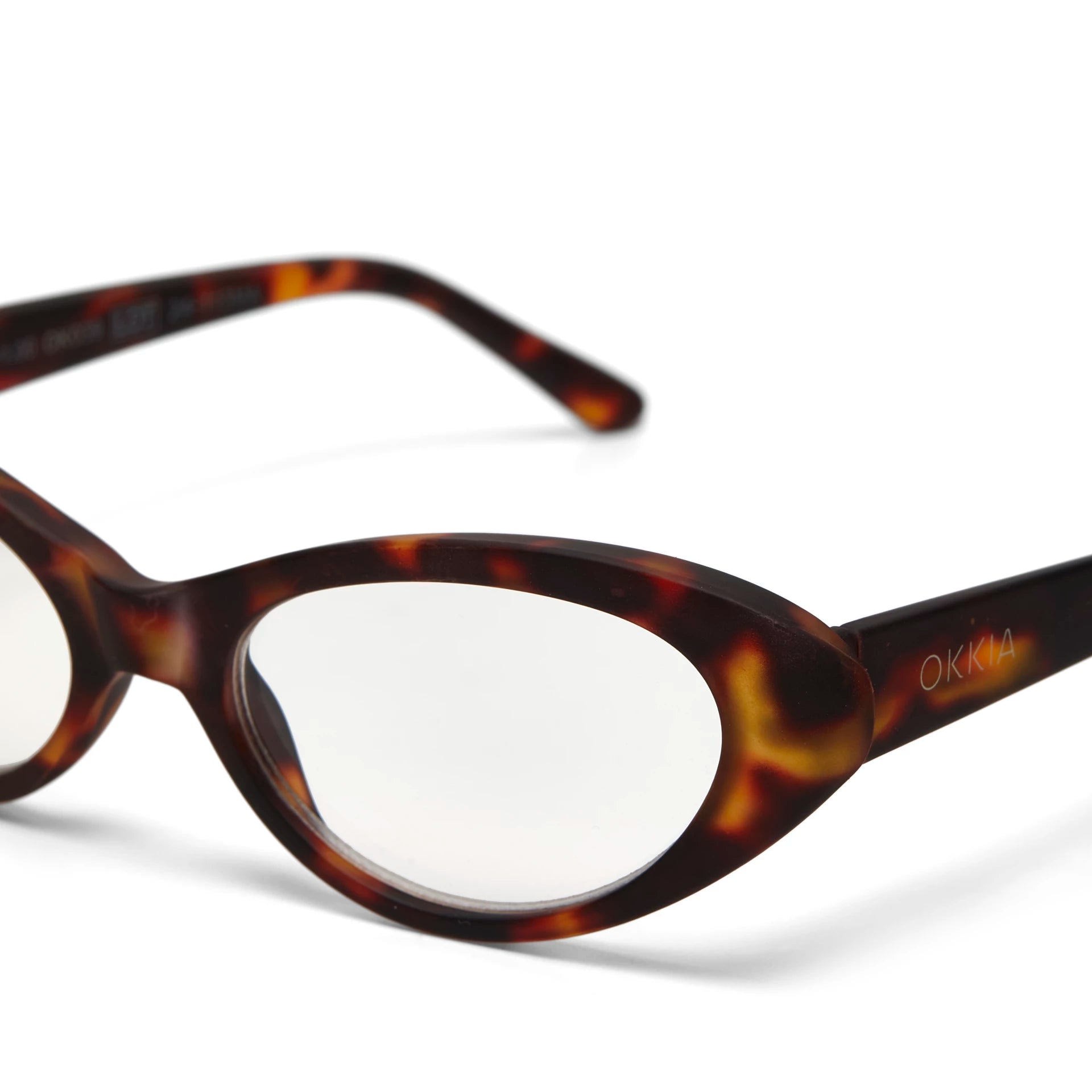 Fabulous Gifts Okkia Reading Glasses Lina Small Cat Eye Classic Havana 2.00 by Weirs of Baggot Street