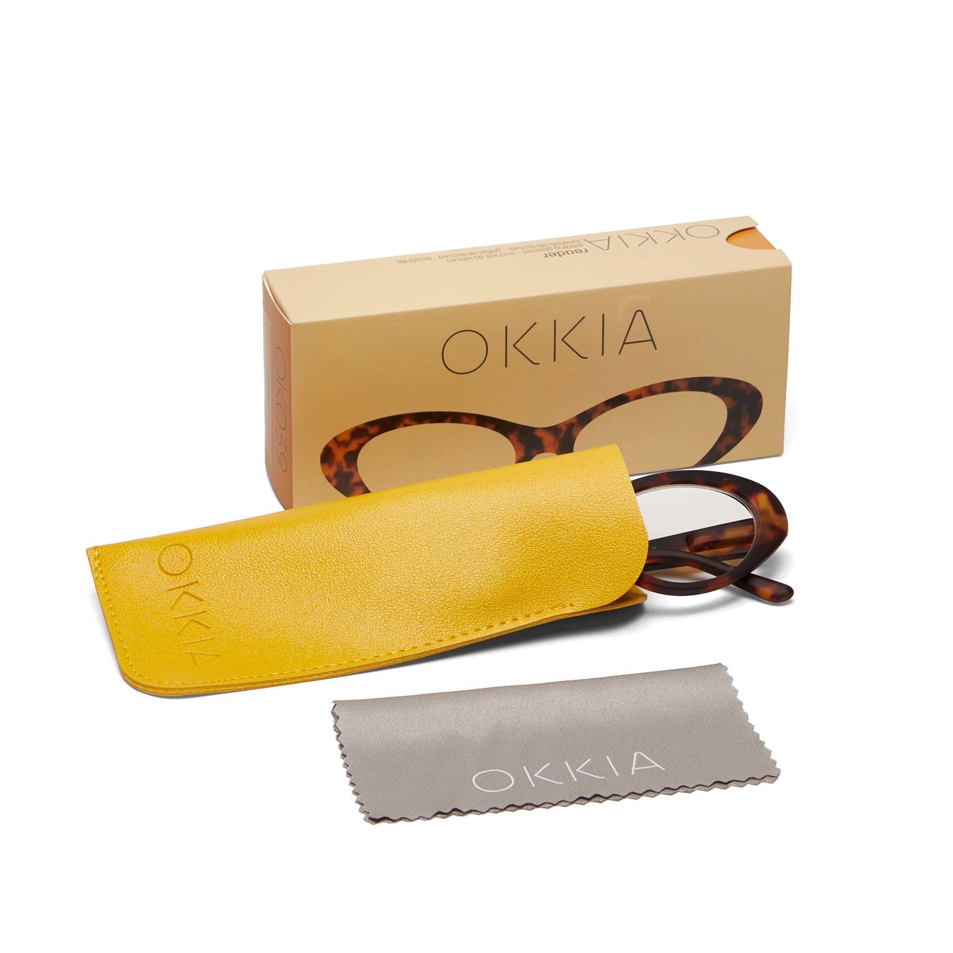 Fabulous Gifts Okkia Reading Glasses Lina Small Cat Eye Classic Havana 2.00 by Weirs of Baggot Street