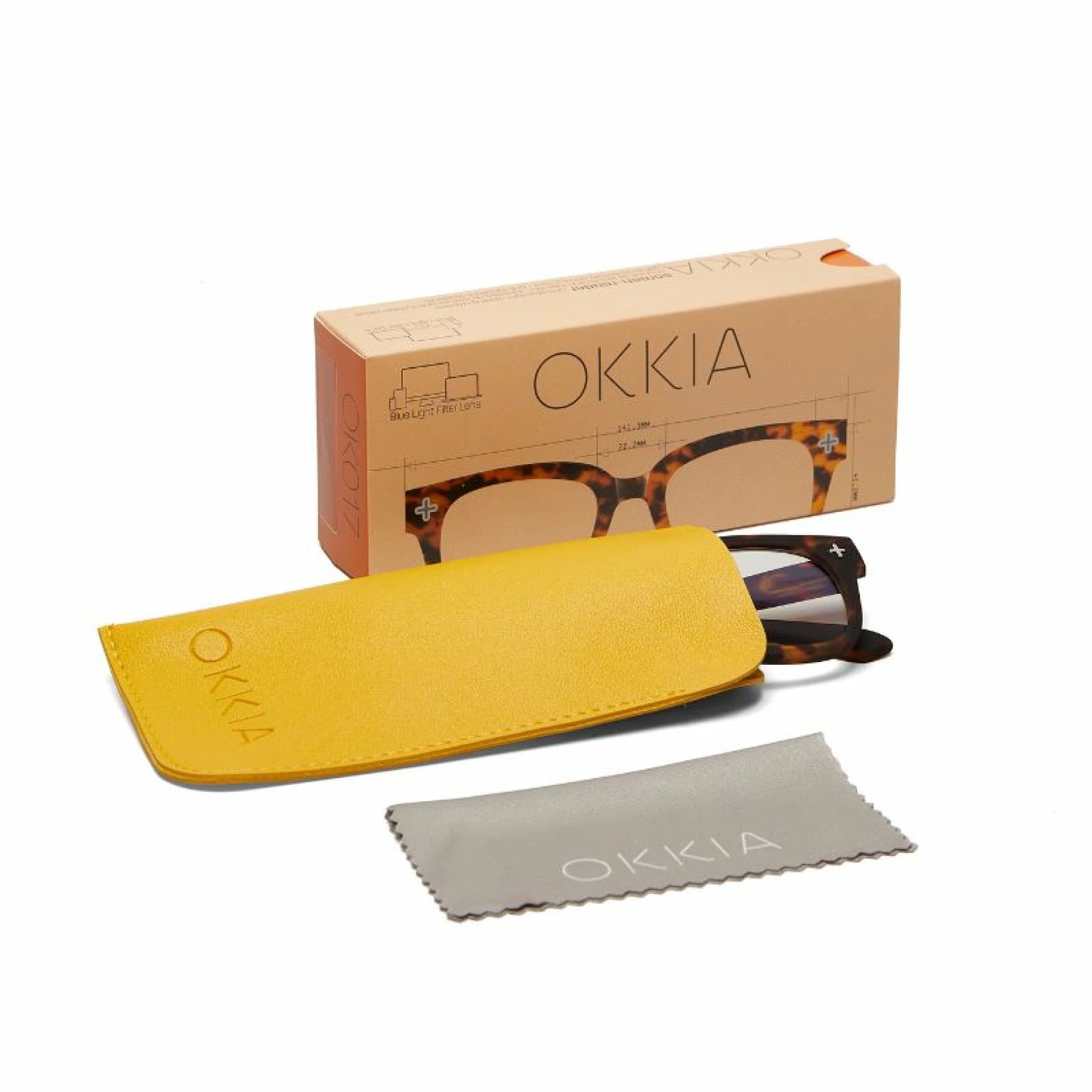 Fabulous Gifts Okkia Reading Glasses & Screen Protector Giovanni Classic Havana 1.00 by Weirs of Baggot Street